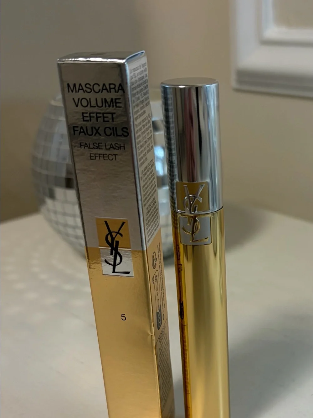 Yves Saint Laurent Mascara Volume Faux Cils - Gold & Silver Packaging